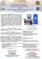 Compressive strength of Novel, Conventional and Reinforced composites - Testing and Evaluation CoNCReTE- Series II 2024 Workshop Poster